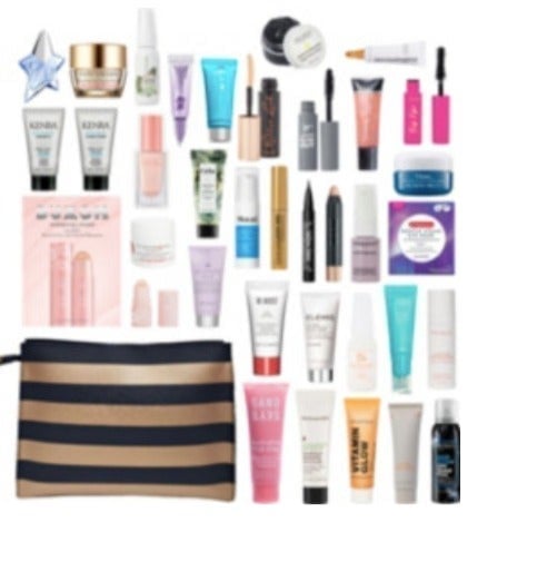 NEW! ULTA 35 PCS VARIETY Beauty Bag SAMPLER COLLECTION SET+ GIFT