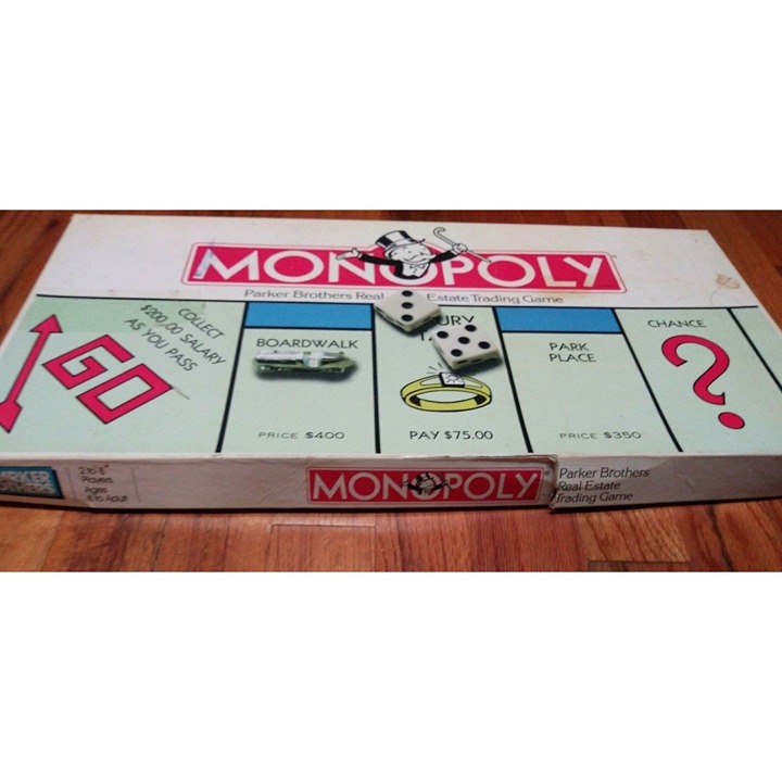 Vintage Monopoly Board Game Real Estate Trading 1961 Parker Bros COMPLETE fair