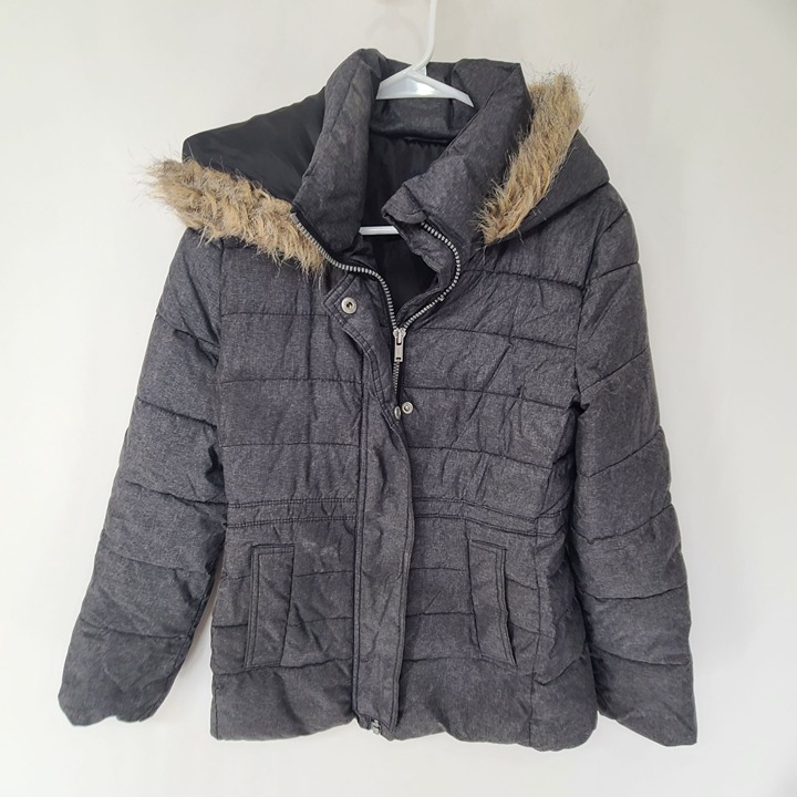 Gap Factory Women's Hooded Puffer Coat Black Size XS