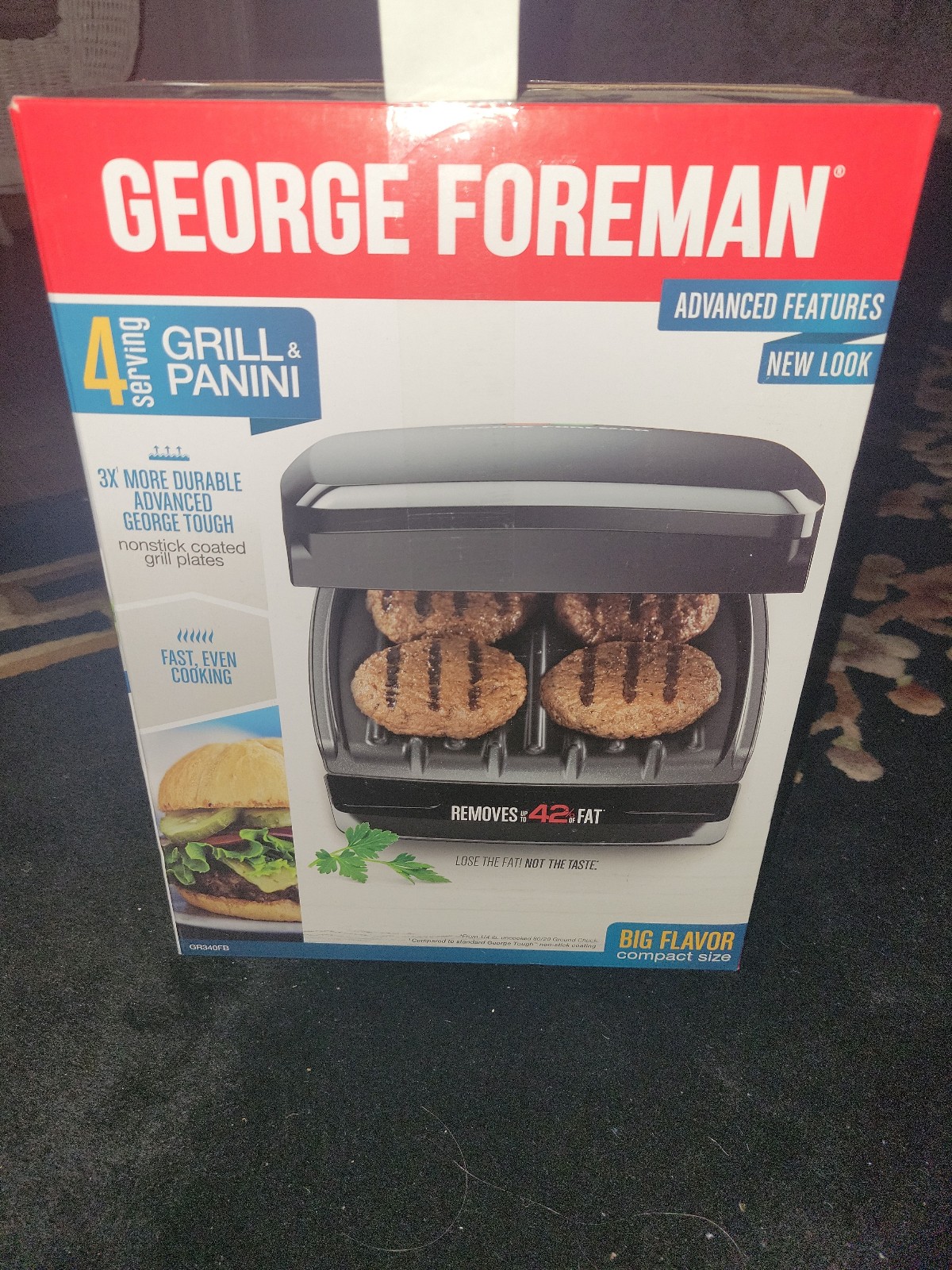 George Foreman 4 serving Grill & Panini