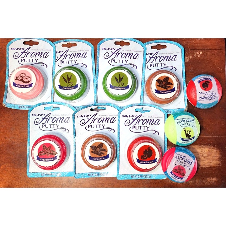 Lot of 10 Aroma Silly Putty – Therapeutic Putty 25g Each