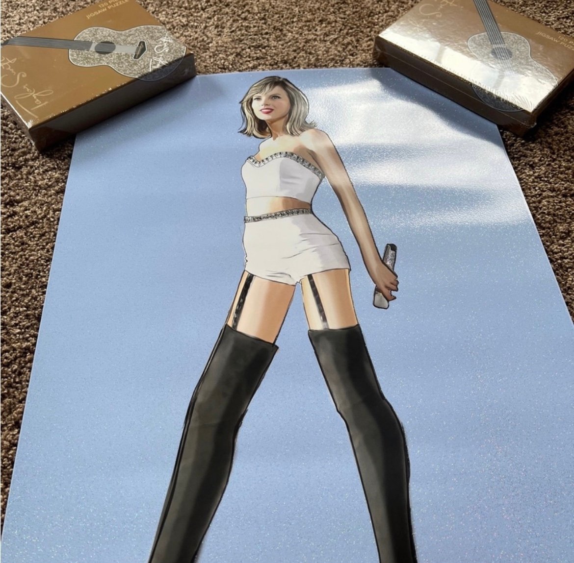 Folklore Album Twirling Foil Lithograph – Taylor Swift