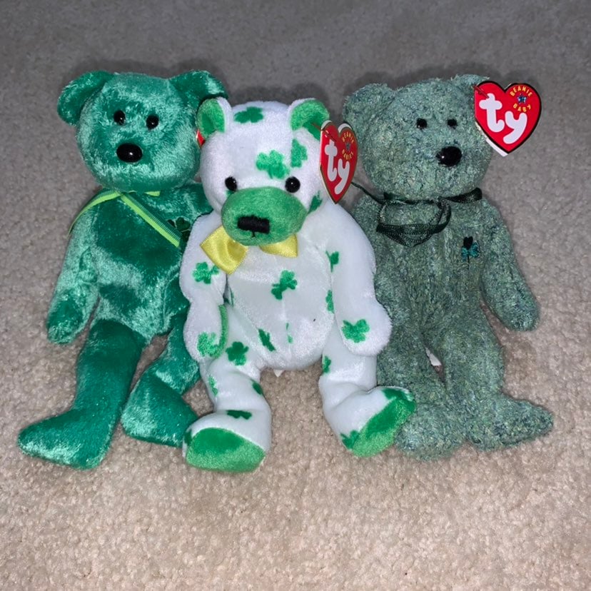 Ty Beanie Babies St. Patricks Day Bundle