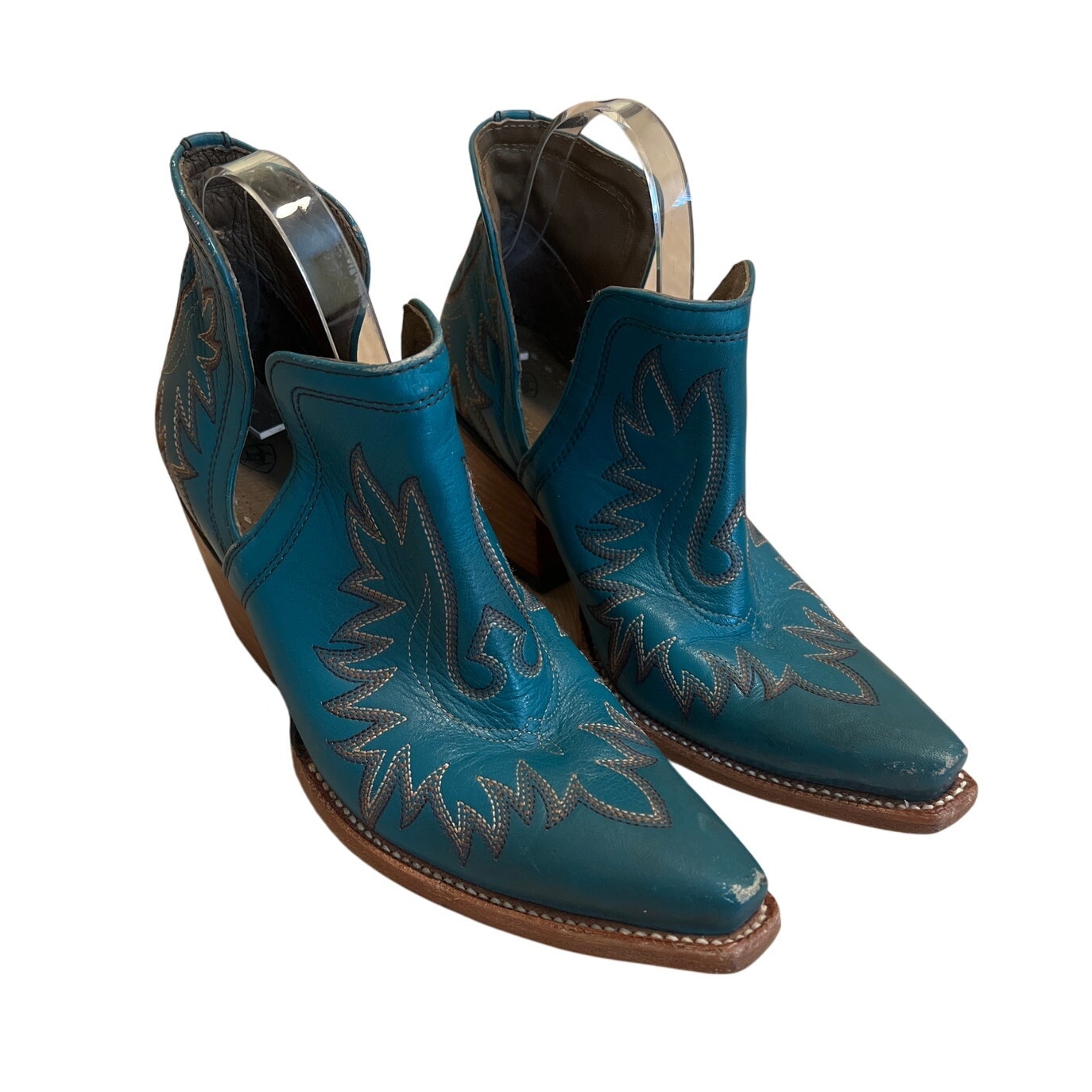 Ariat Dixon Ankle Boots Women’s Size 8.5 B Weathered Turquoise Snip Toe 10027282