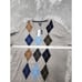 NEW Club Room Classic Argyle Merino Wool Blend V-Neck Pullover Sweater XXL Gray