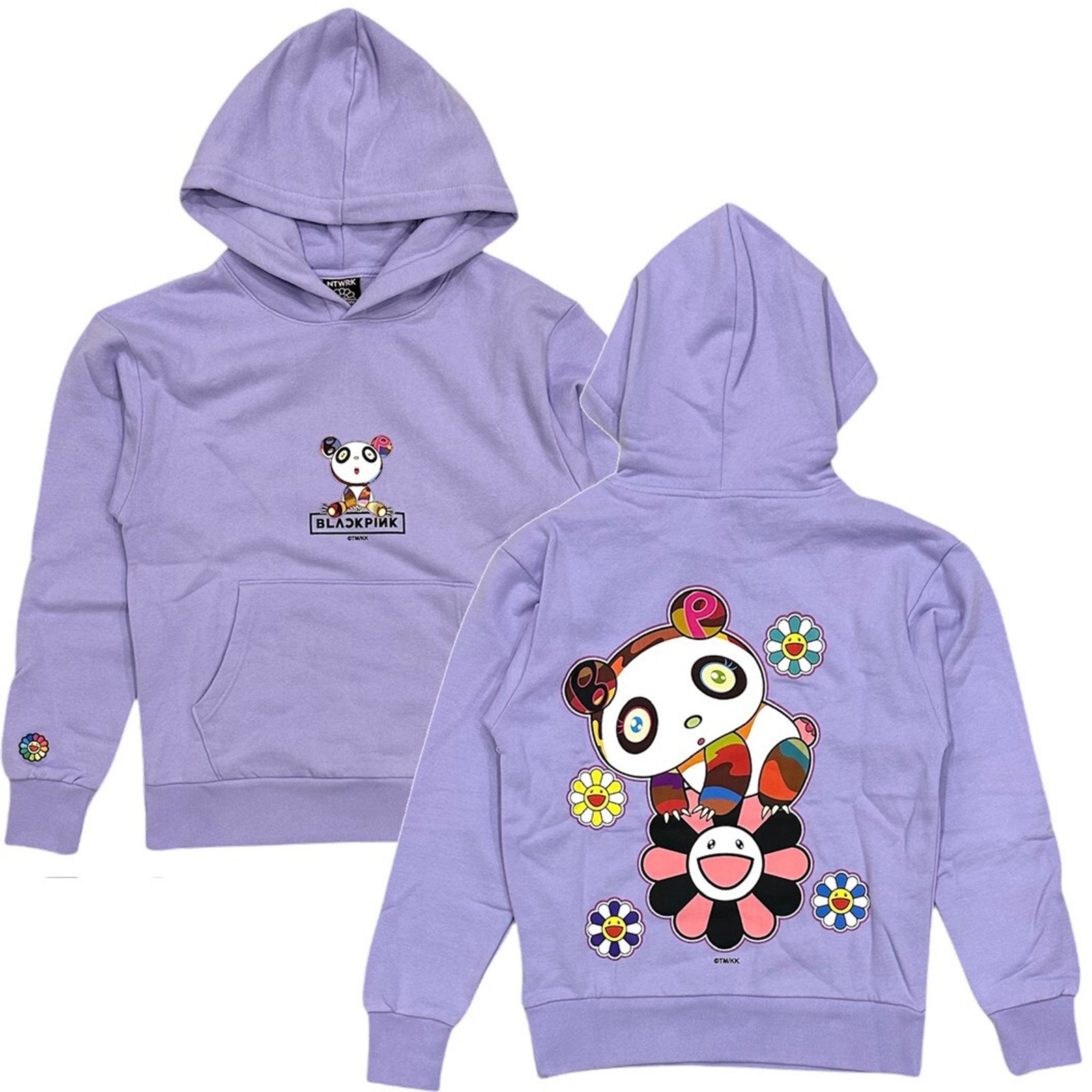 BLACKPINK Unisex X Takashi Murakami Pandakashi Dreams Hoodie Sweatshirt Lavender