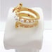 Kate Spade Dazzling Dragon crystal embellished ring. Size 7