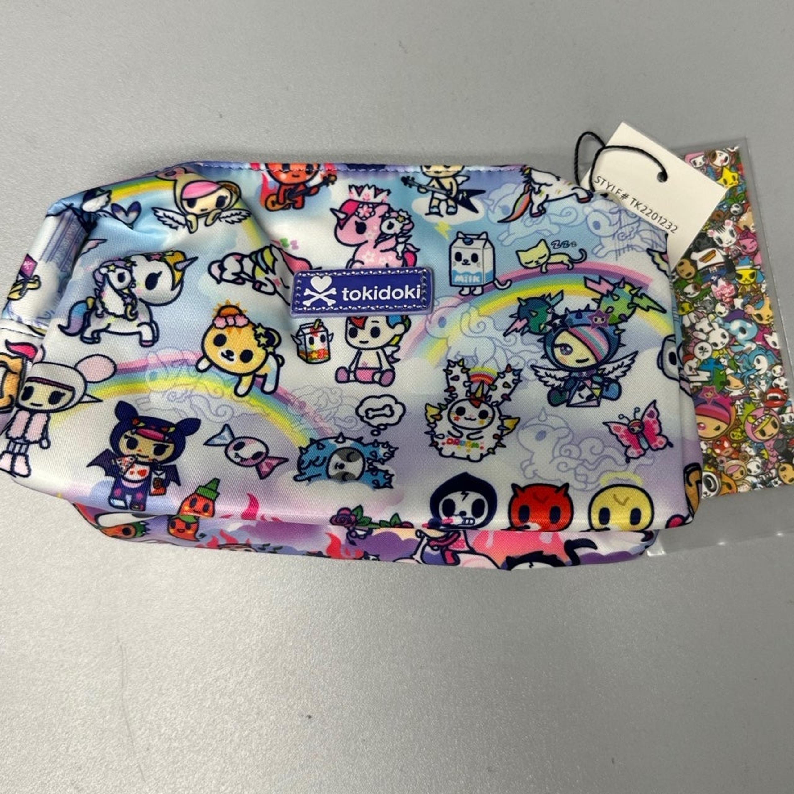 Tokidoki boxy cosmetic case pouch