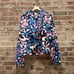 Year of Ours Splash Tennis Hooded Blue Pink Pullover Size Large
