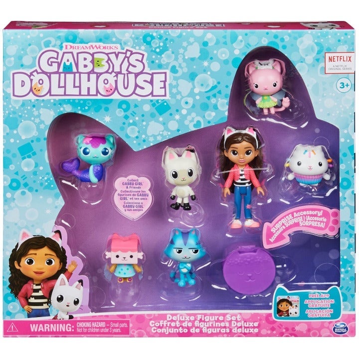 Gabby's Dollhouse 7 Piece Figure Set With Surprise Accessory