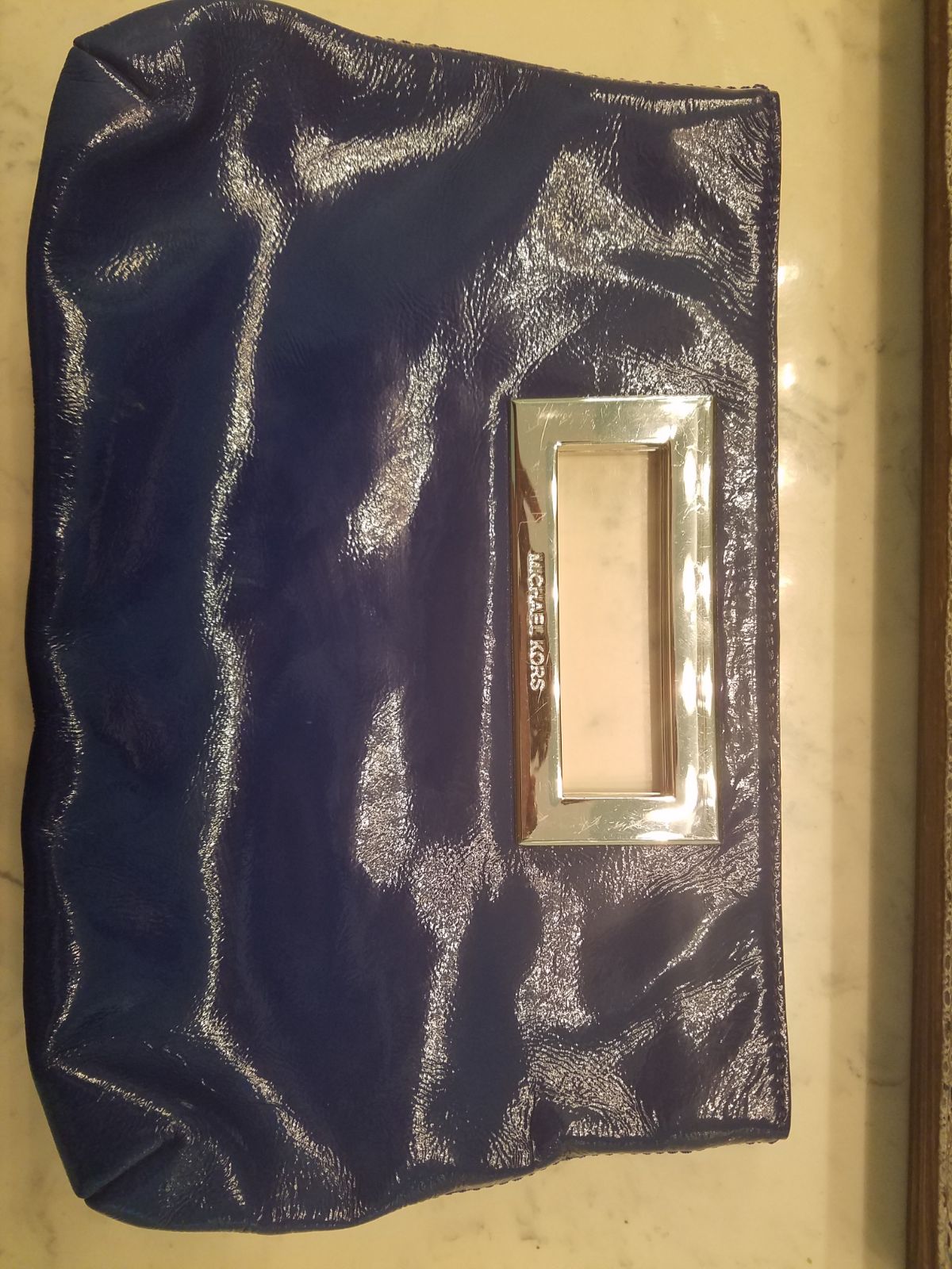 Michael Kors Blue Clutch