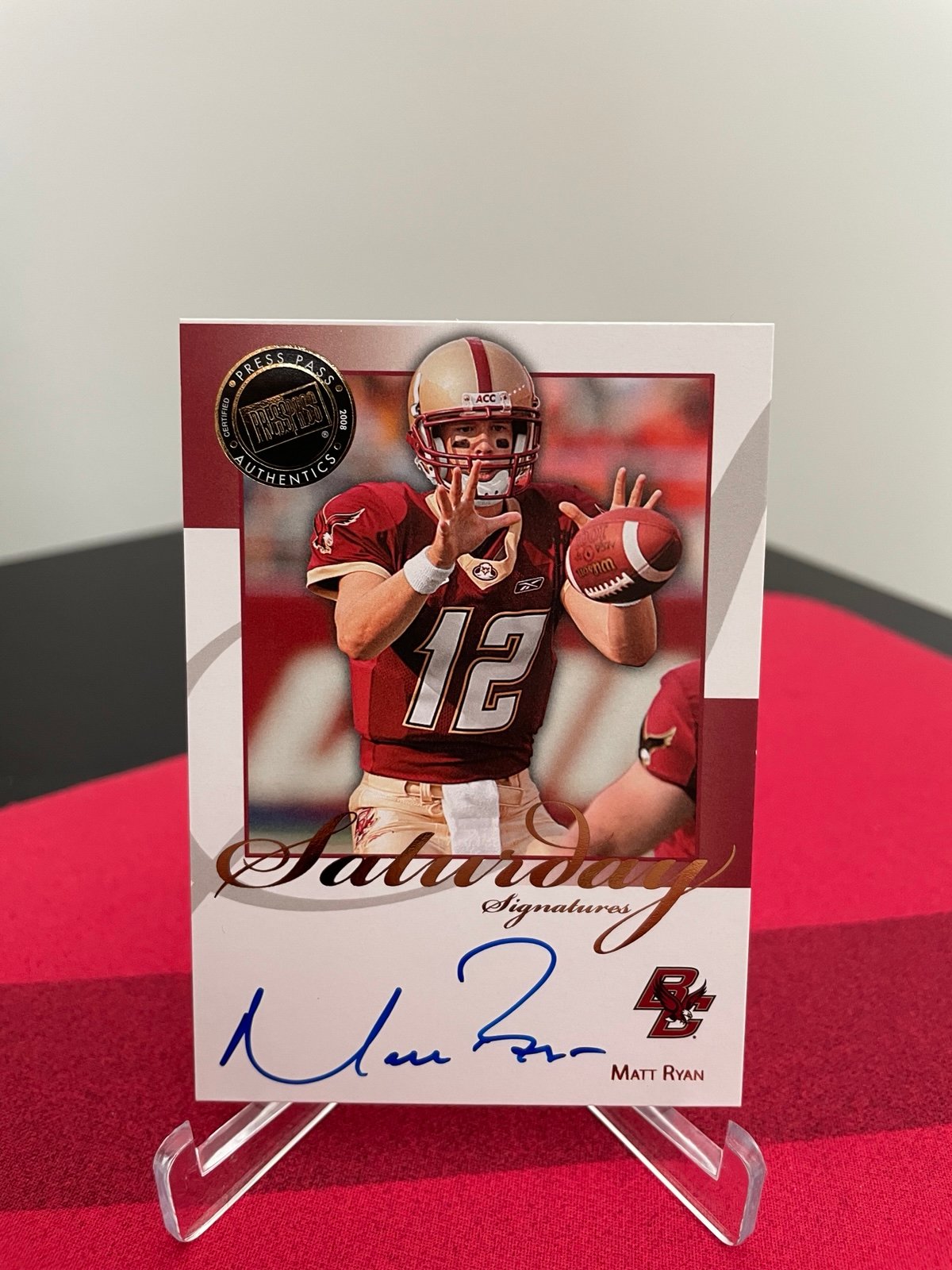 Matt Ryan 2008 Press Pass Legends Rookie Autograph. *MINT* ON CARD AUTO