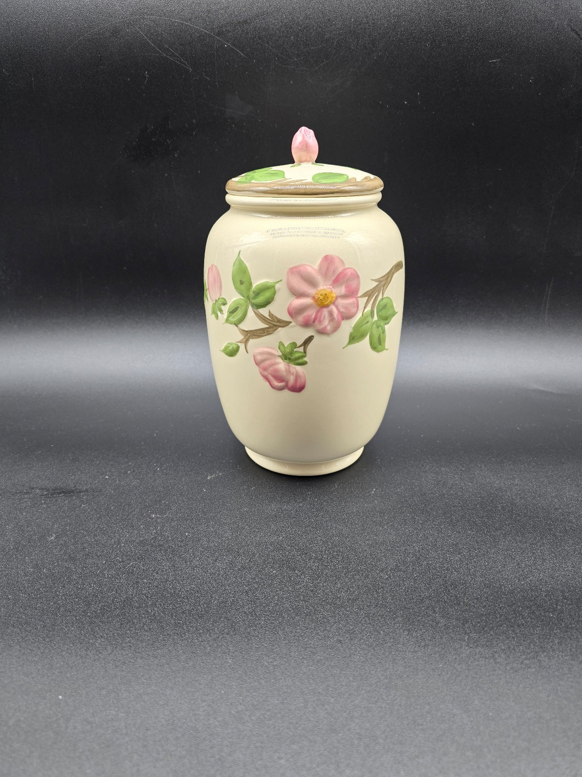 Franciscan Desert Rose 9 tall (w/cover) cookie jar in FLAWLESS condition