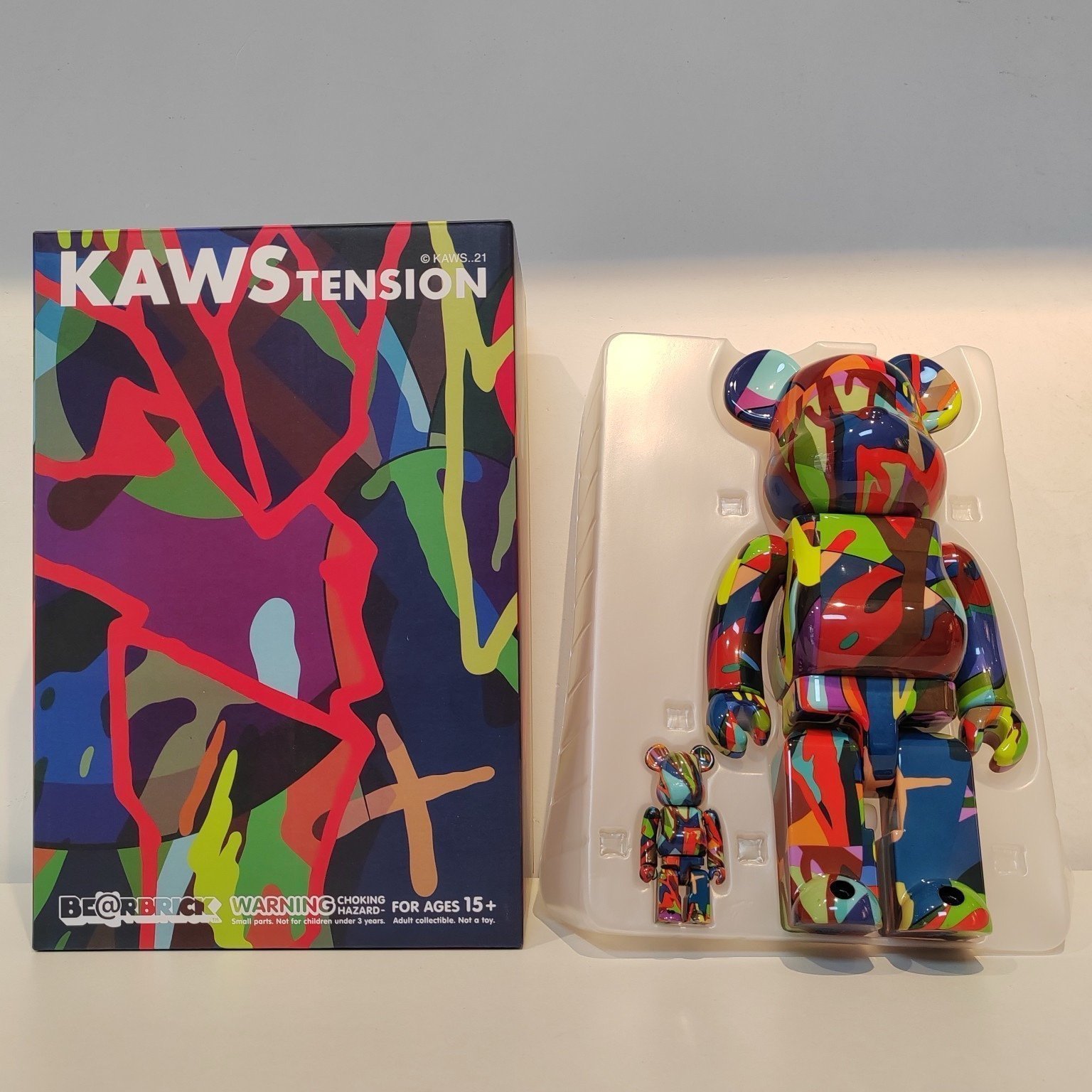 Bearbrick KAWS TENSION 100% & 400% Set - US