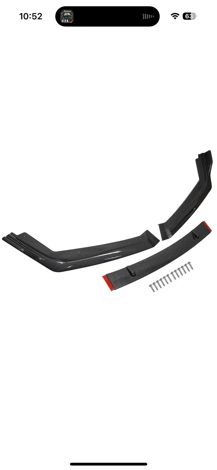 Honda bumper lip