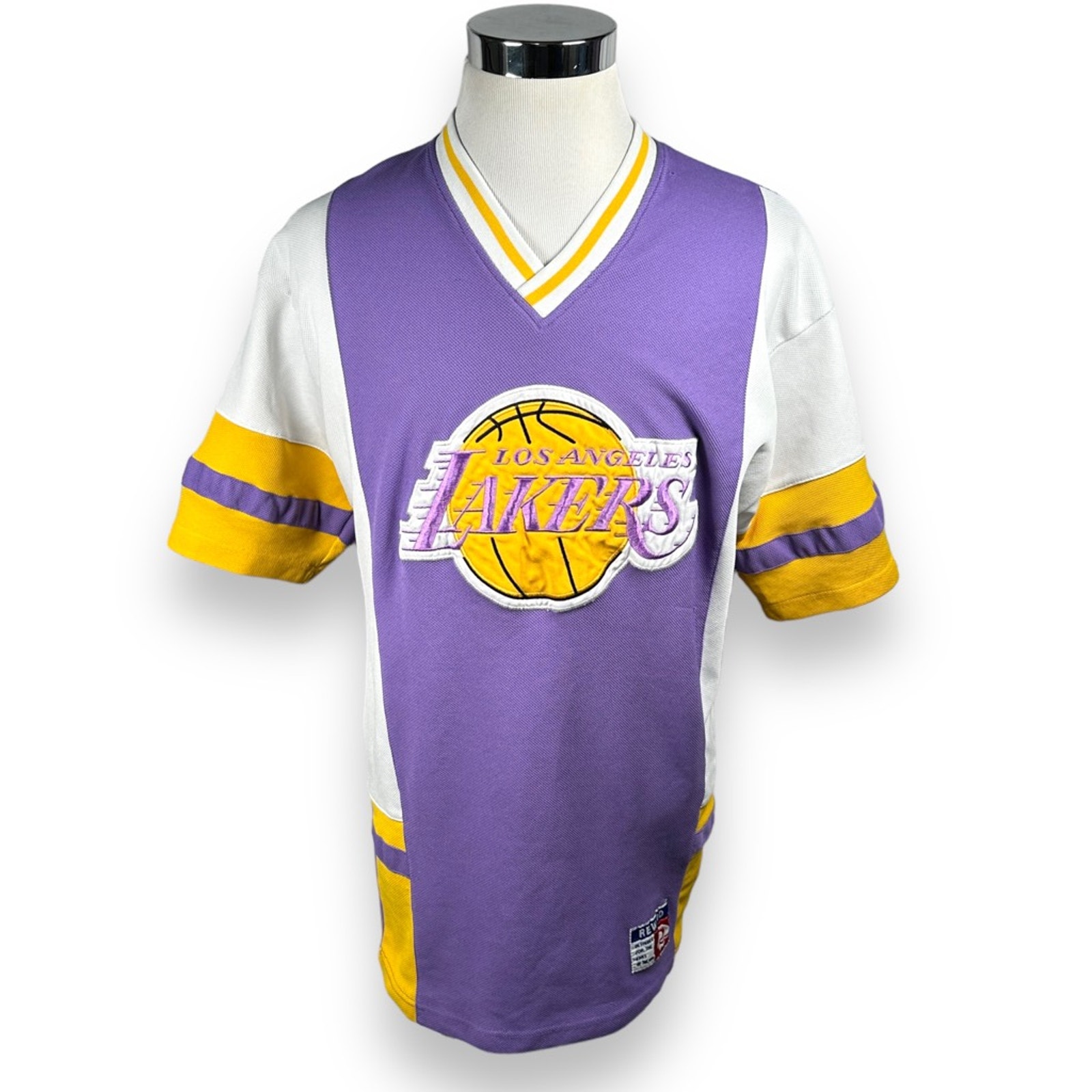 Los Angeles Lakers Rewind Warmup Jersey Mens XL Shooting Shirt Purple Retro