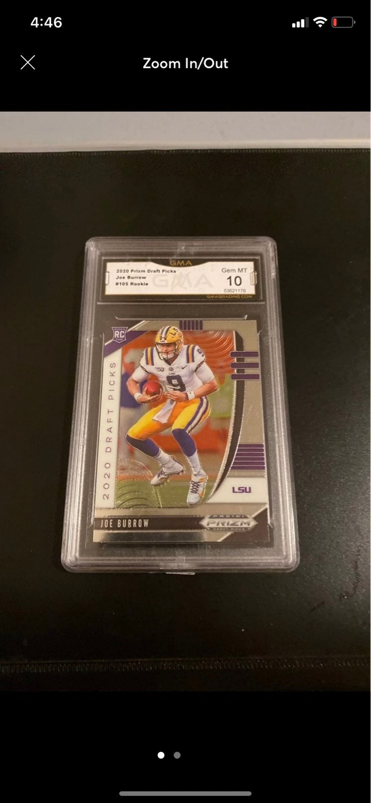 Joe Burrow Prizm RC