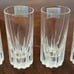 New Mikasa Crystal Flame D'Amore Shot Glass Set Of 4