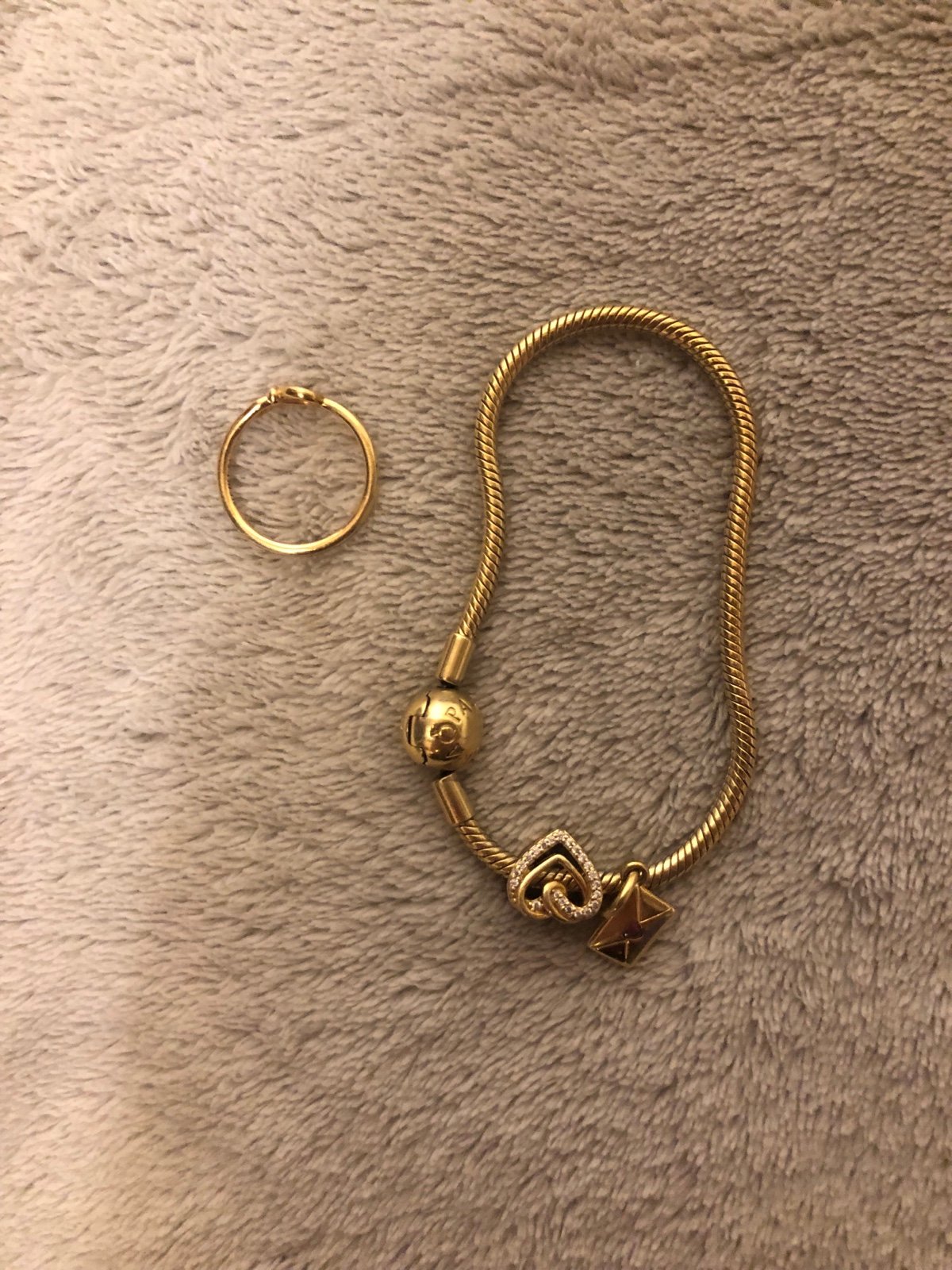 Pandora Bracelet and ring