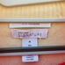 NORDSTROM Red and Cream Colorblock Mock Neck 100% Cashmere Sweater