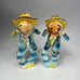 Charming Vintage HOLT HOWARD Scarecrow Salt & Pepper Shakers, Free Standing