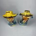 Charming Vintage HOLT HOWARD Scarecrow Salt & Pepper Shakers, Free Standing