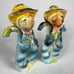 Charming Vintage HOLT HOWARD Scarecrow Salt & Pepper Shakers, Free Standing