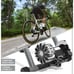 Sportneer Fluid Bike Trainer Stand - Indoor Riding, Foldable, Adjustable Fit