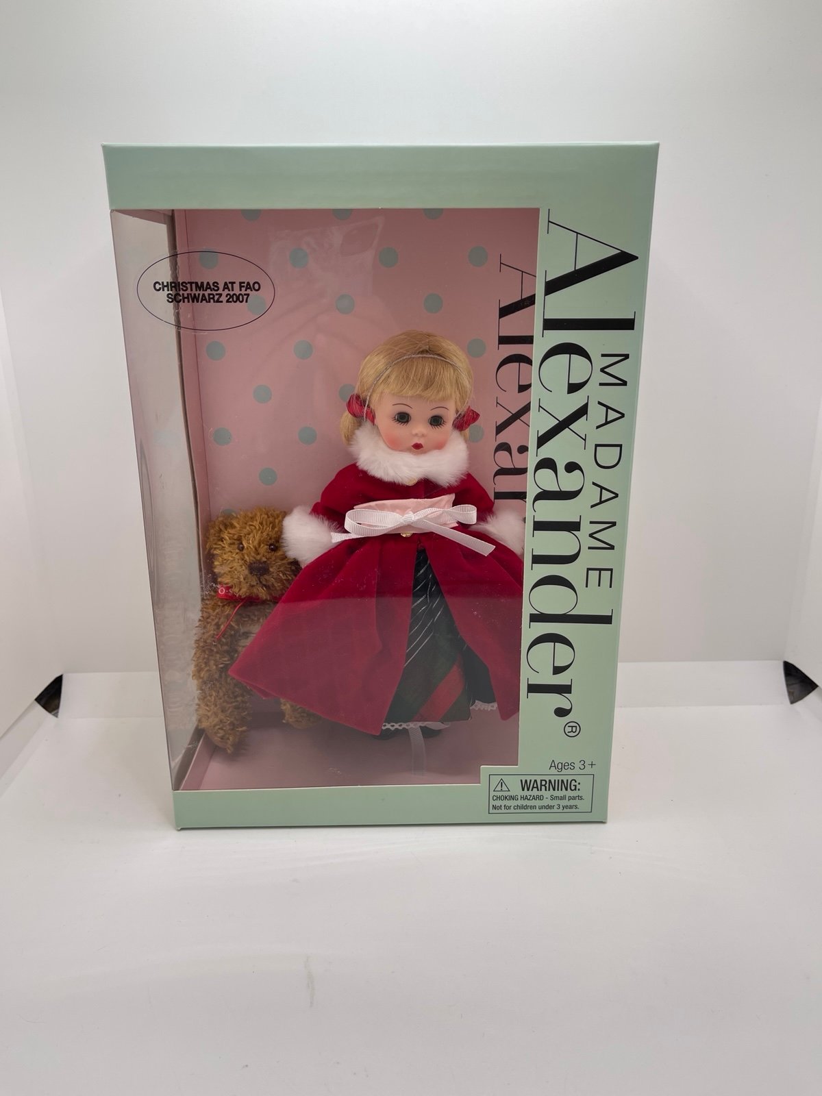Madame Alexander Christmas Wendy And Bear 47425 8 FAO Schwarz