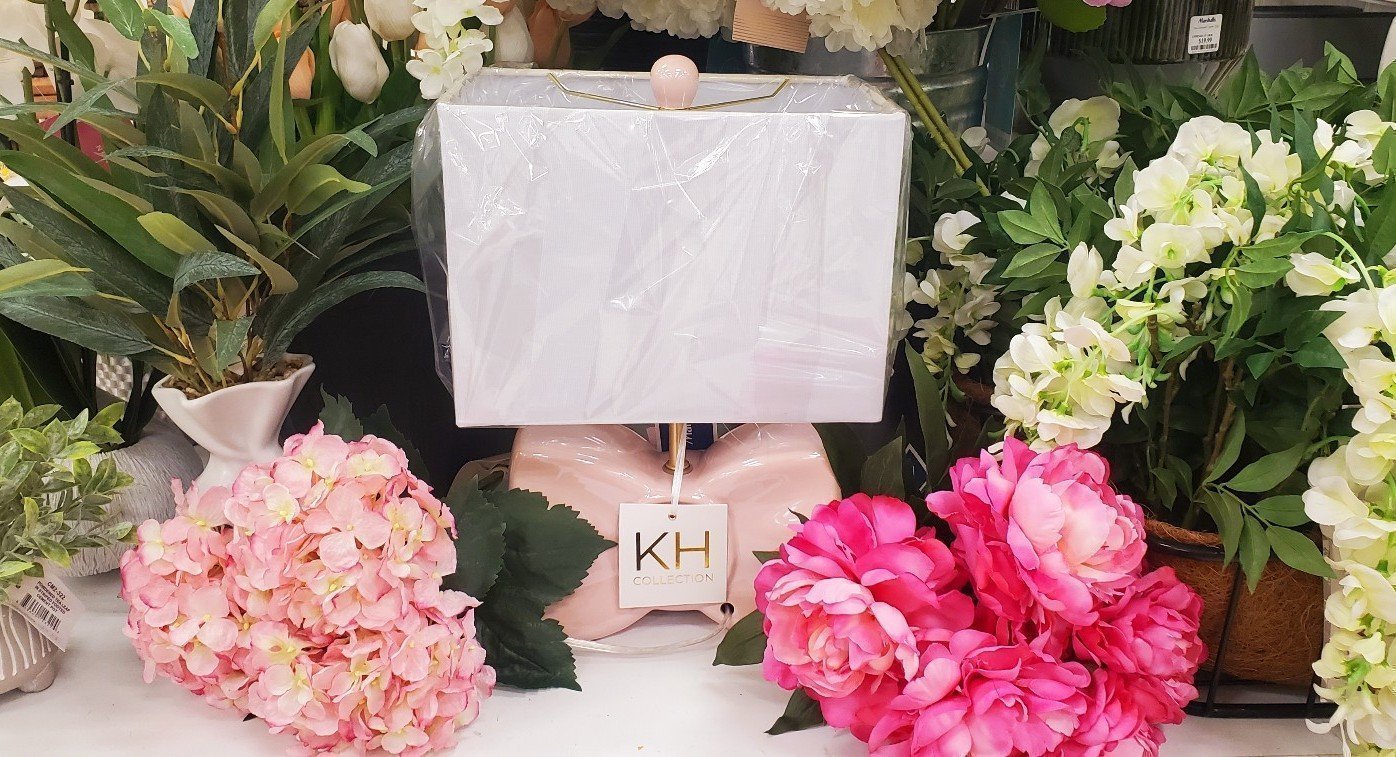 Karma Home Pink Bow Lamp