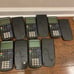 5 texas instruments ti-83 plus calculators for parts