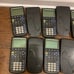 5 texas instruments ti-83 plus calculators for parts