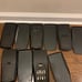 5 texas instruments ti-83 plus calculators for parts