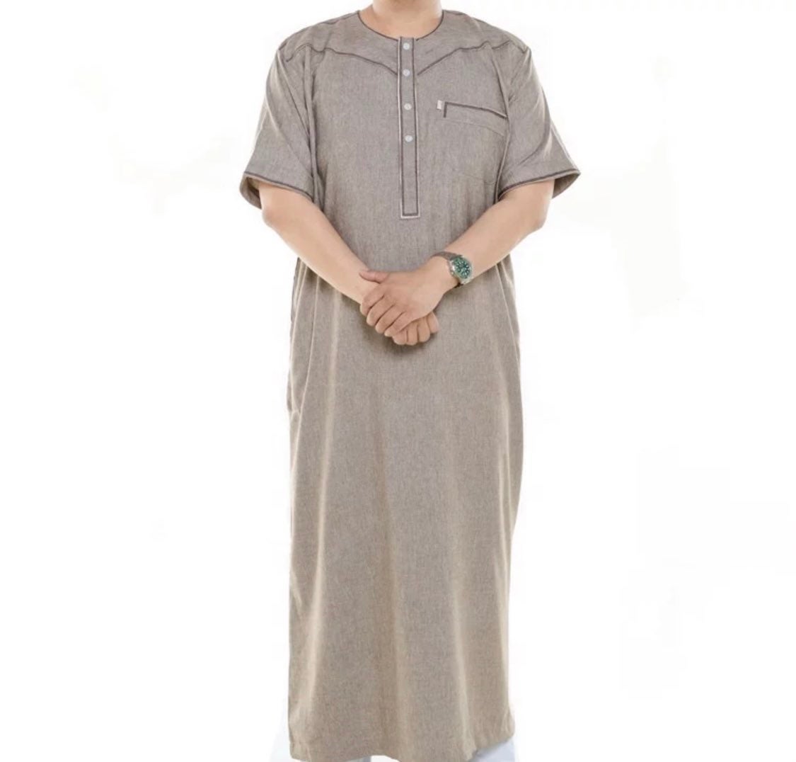Clothing Muslim Abaya Dubai Islamic Thobe for Men Jubbah Men Thobe size 58,60,