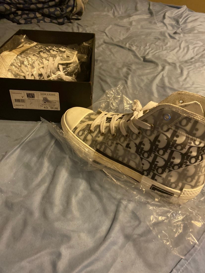 Dior B23 High White/black