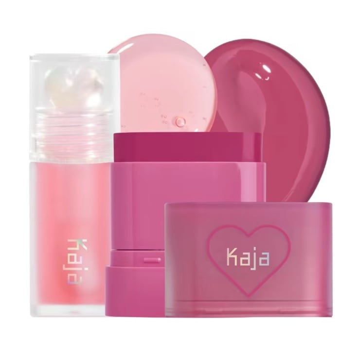 Kaja Korean Juicy Glass Lip Oil & Dewy Bar Pocket Blush Duo BRAND NEW