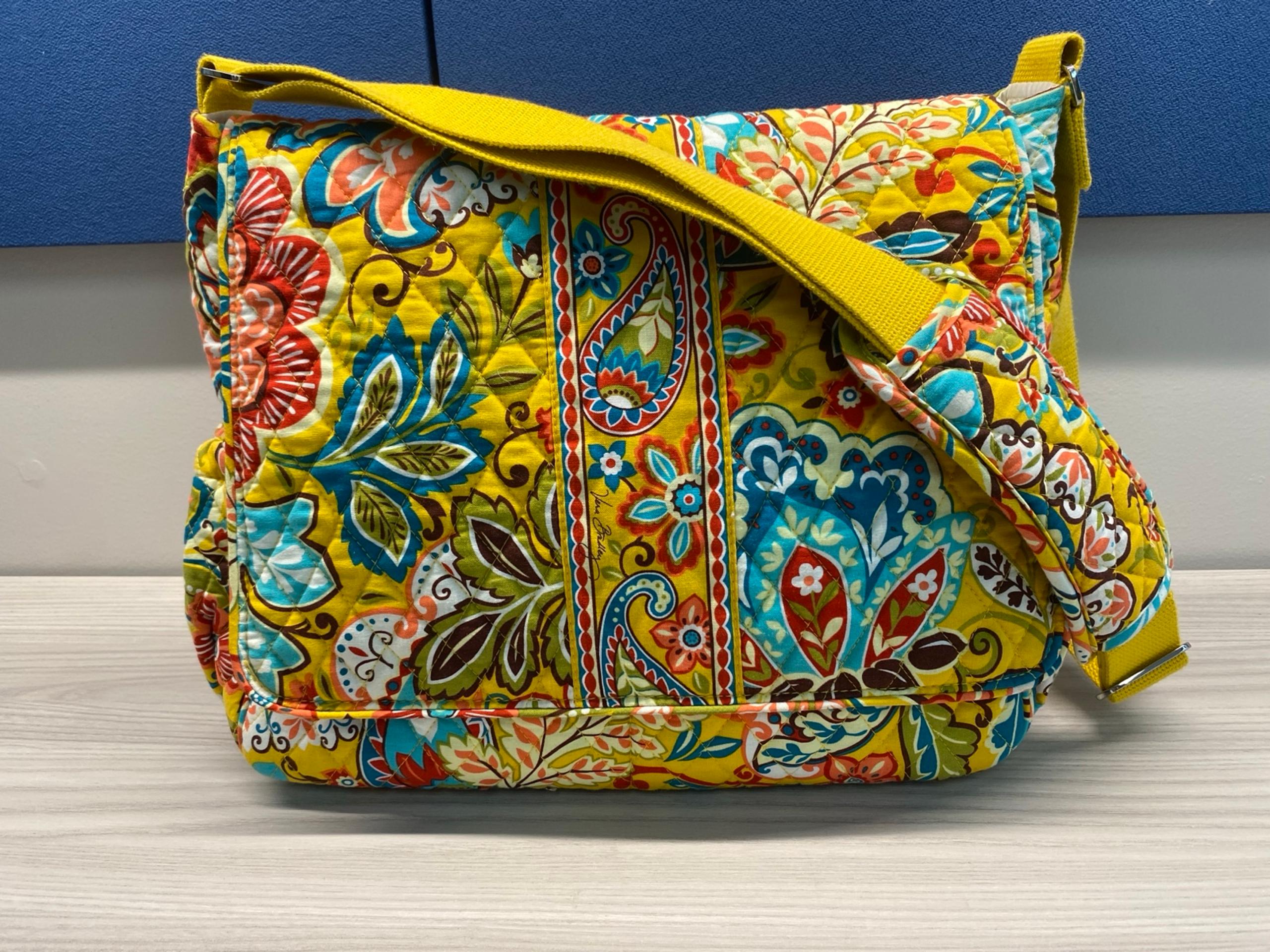 Vera Bradley Provencal Messenger Diaper Bag w/ Changing Pad—Retired Pattern