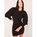 NWT Ba&sh Nancy Puff Sleeve Sweater Mini Dress Wool Blend in Marron sz US 6