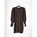 NWT Ba&sh Nancy Puff Sleeve Sweater Mini Dress Wool Blend in Marron sz US 6