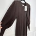 NWT Ba&sh Nancy Puff Sleeve Sweater Mini Dress Wool Blend in Marron sz US 6