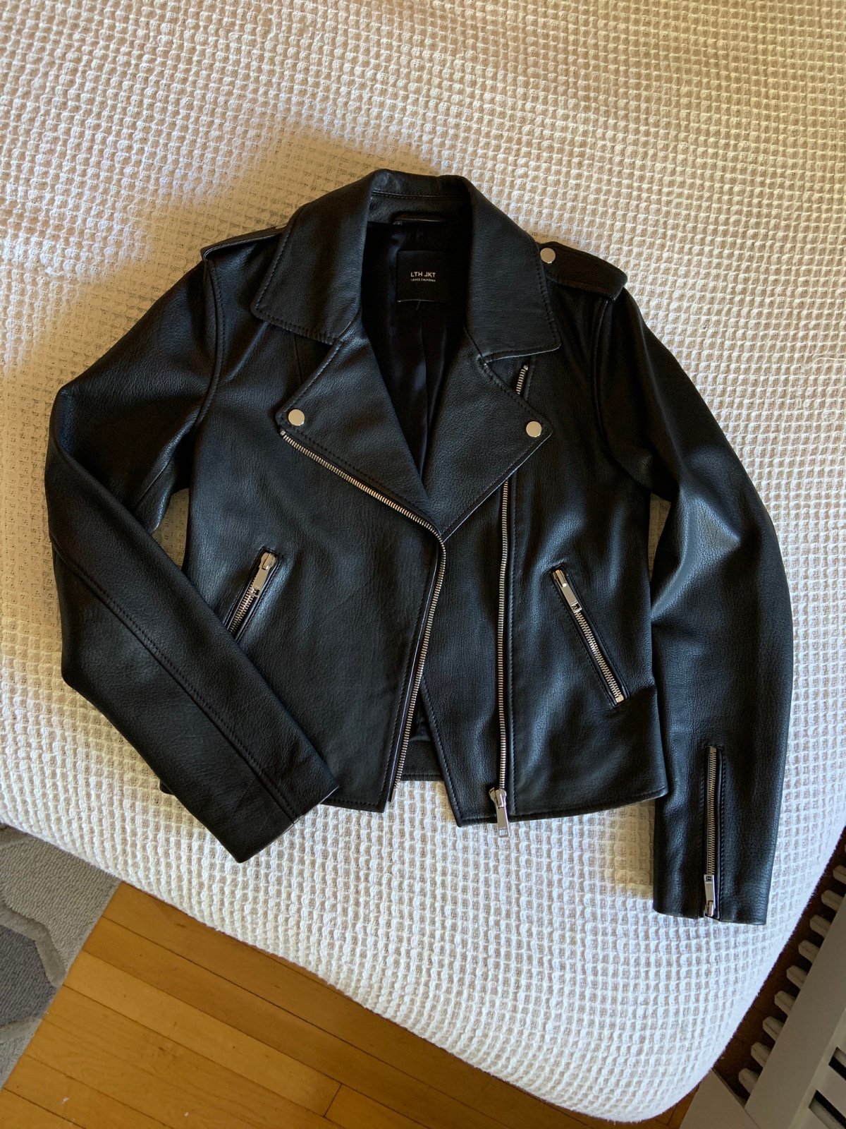 Leather Jacket “LTH JKT” - Like New! (Small)