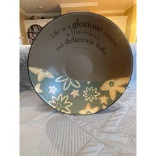 Maya Angelou Hallmark Life is a Glorious Serving Decorative Bowl 13 inches