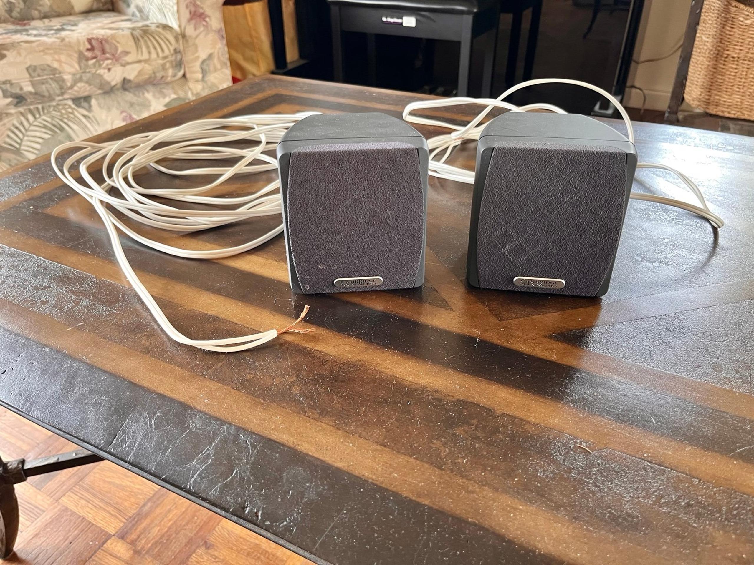 Cambridge Soundworks MC50 Speakers with Cables