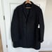 Nordstrom Mens Black Textured Herribone Coat Jacket - NWT 2XL XXL