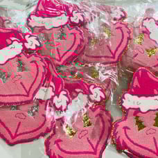 Grinch Chenille Heat Press Patches LOT BUNDLE
