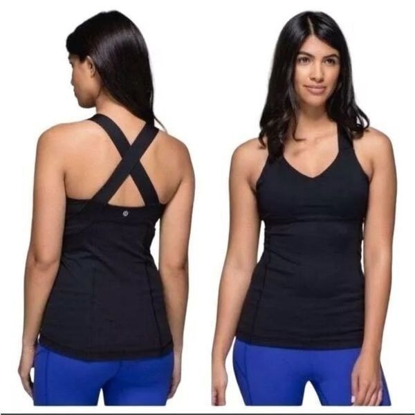 Lululemon Black Push Your Limits Tank 6