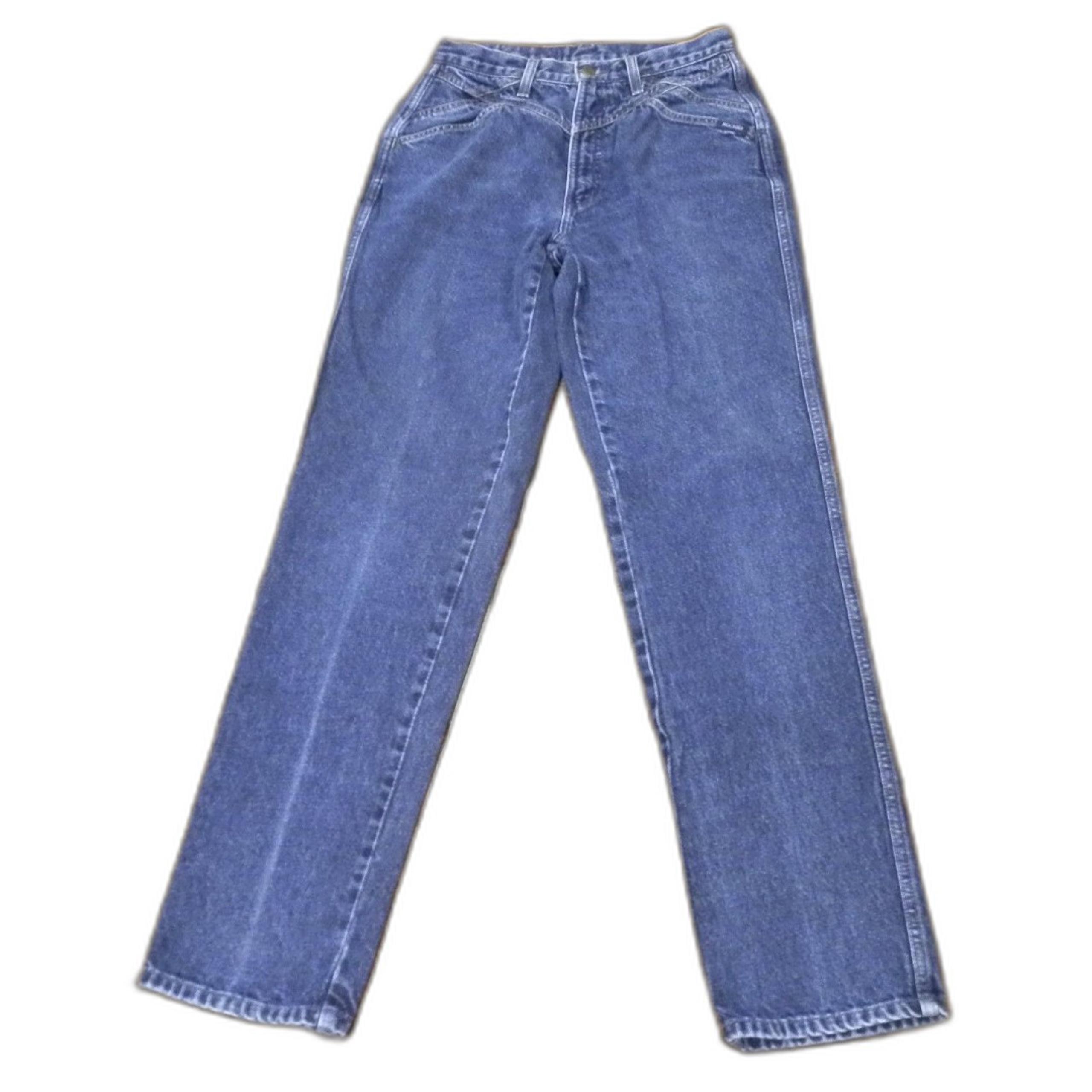 Vintage Rocky Mountain Rockies Denim Blue Jeans Pants Women's Size 31/11