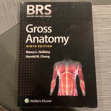 BRS Gross Anatomy Book