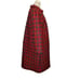 Vintage Womens Red Green Christmas Plaid Quilted Insulated Housecoat Robe Sz M/L