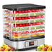 Food Dehydrator Machine, Digital Timer and Temperature Control, 8 Trays, for Jer